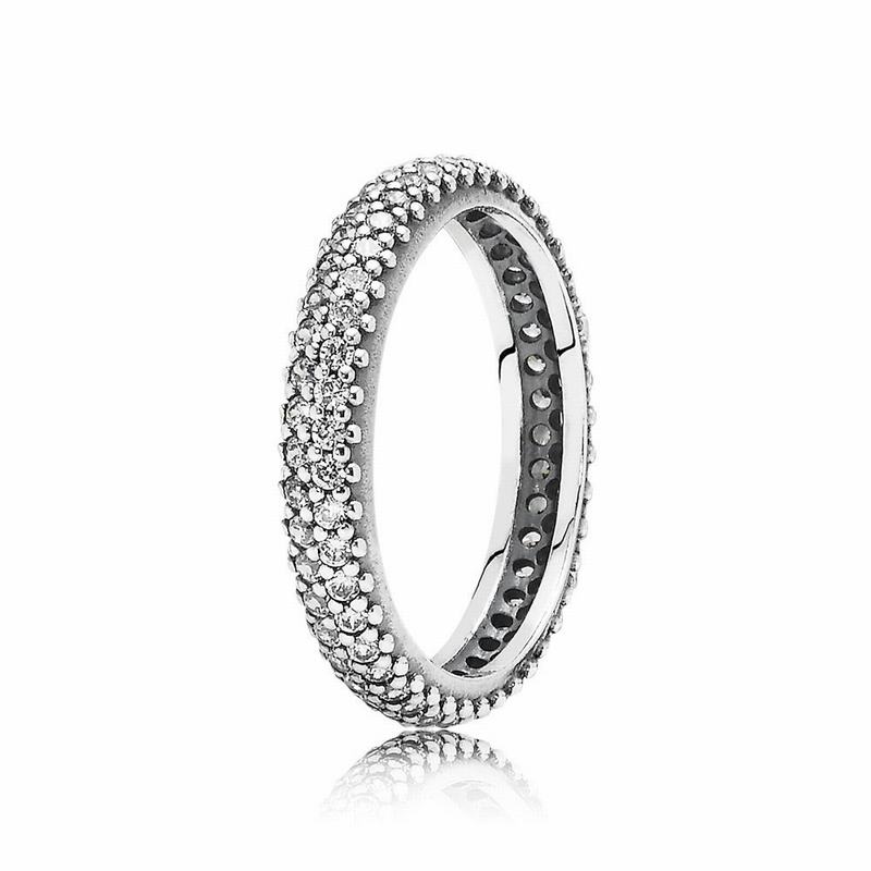 Pandora Inspiration Within Stackable Ring - Sterling Silver/Cubic Zirconia - Canada | EH7487ID